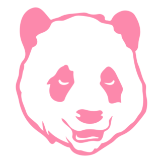 Sexy Panda Decal (Pink)
